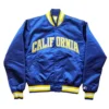 California golden bears 90s navy satin varsity jacket 1