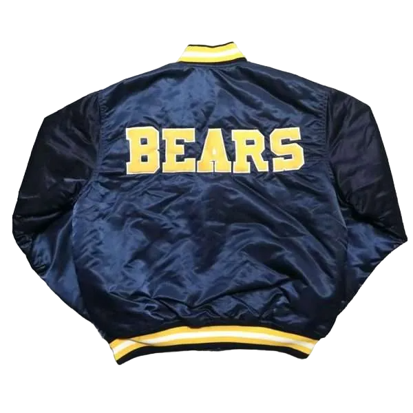 California golden bears 90s navy satin varsity jacket 3