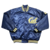 California golden bears bomber navy satin varsity jacket 1