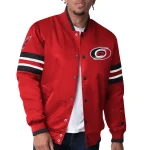Carolina Hurricanes Scout Red Satin Jacket