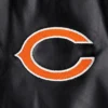 Chicago bears the wild collective metallic bomber black polyester varsity jacket