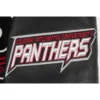 Clark atlanta panthers classic black wool leather varsity patches