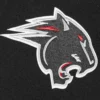 Clark atlanta panthers classic black wool varsity patches