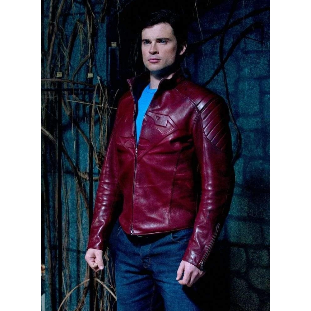 Clark kent red superman jacket