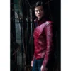 Clark kent red superman leather jacket