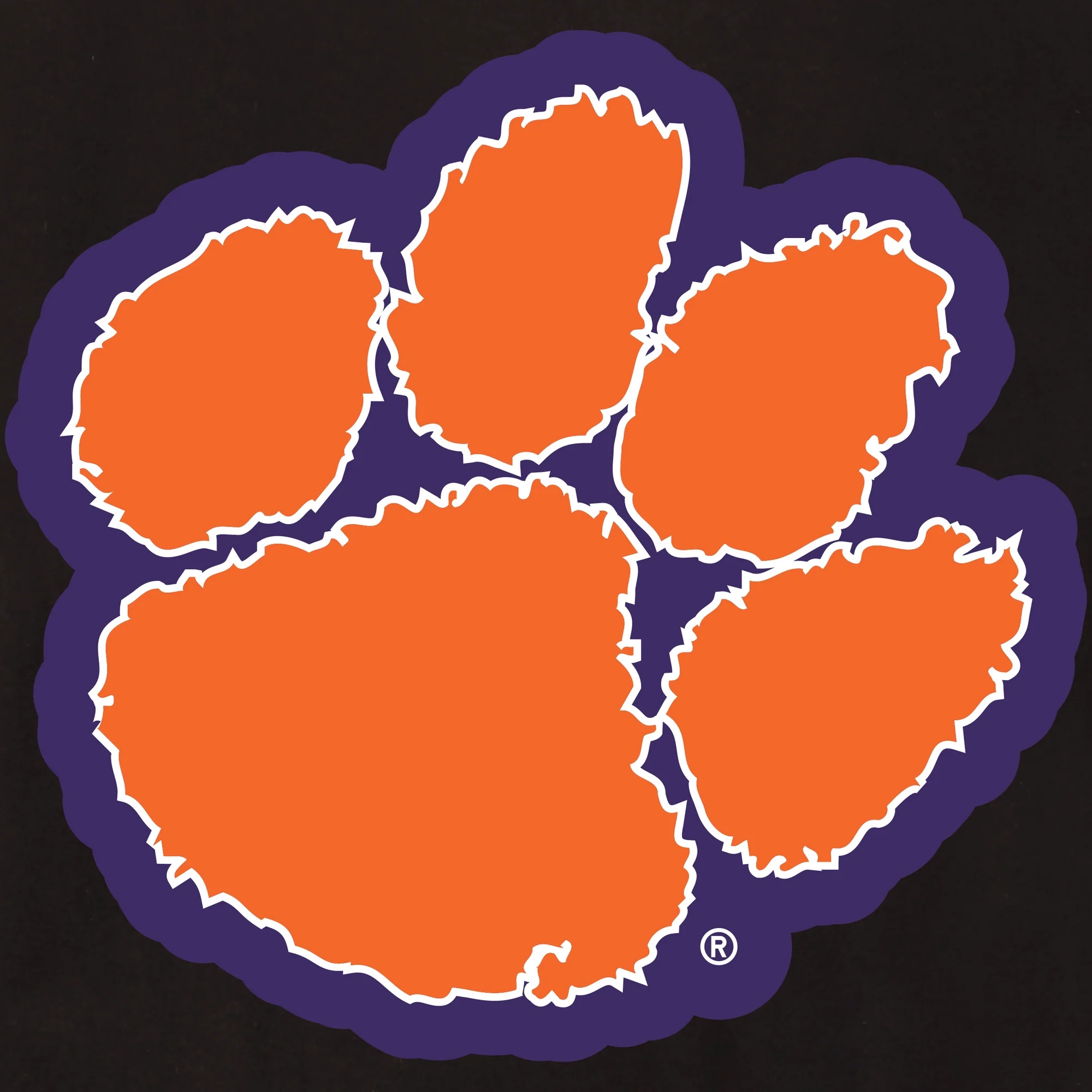 Clemson tigers two tone black wool leather varsity jacket 1
