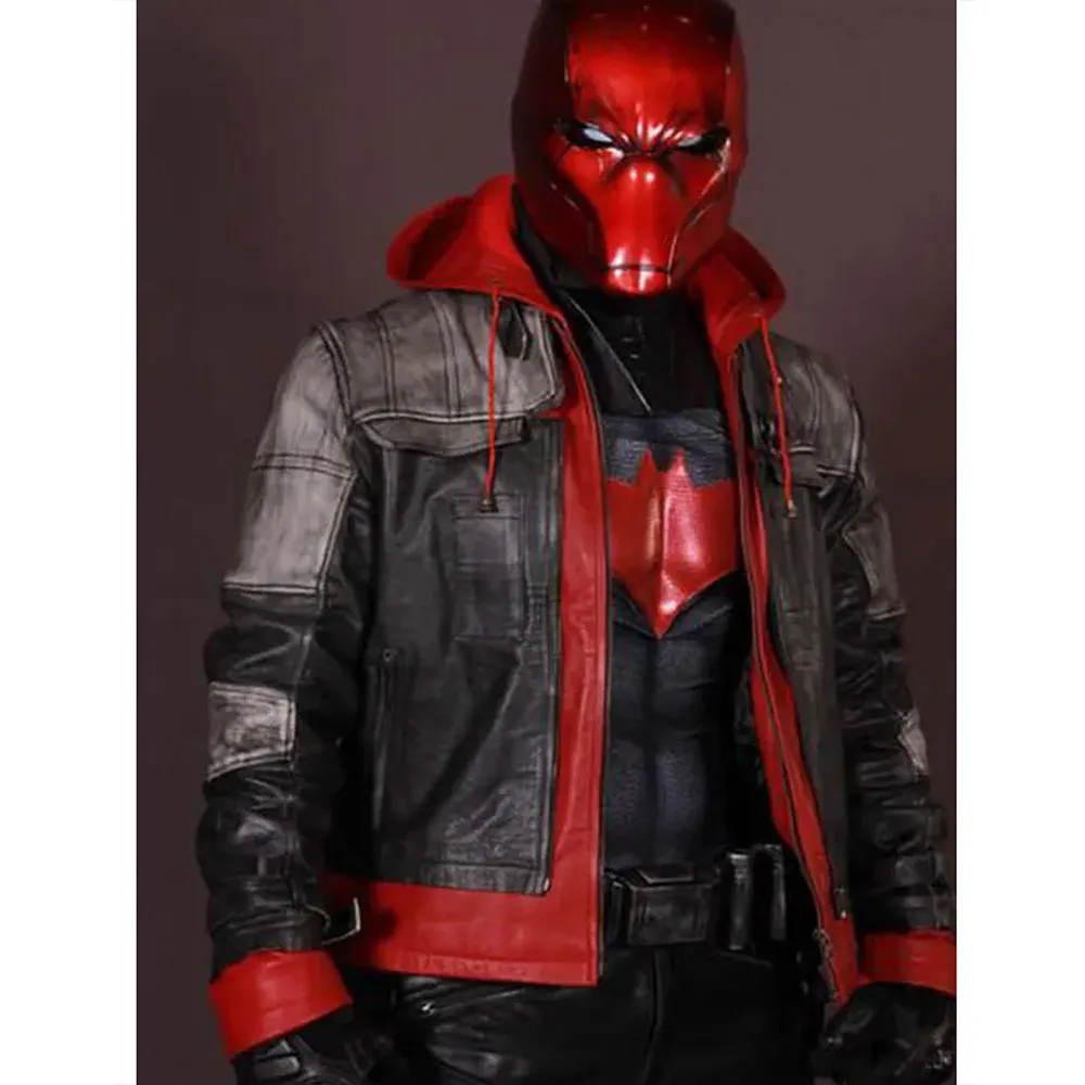 Dc comic red hood jason todd hooded jacket