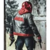 Dc comic red hood jason todd leather hooded jacket