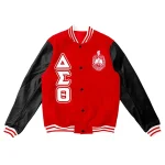 Delta Sigma Theta Billionaire Boys Club Wool/Leather Jacket