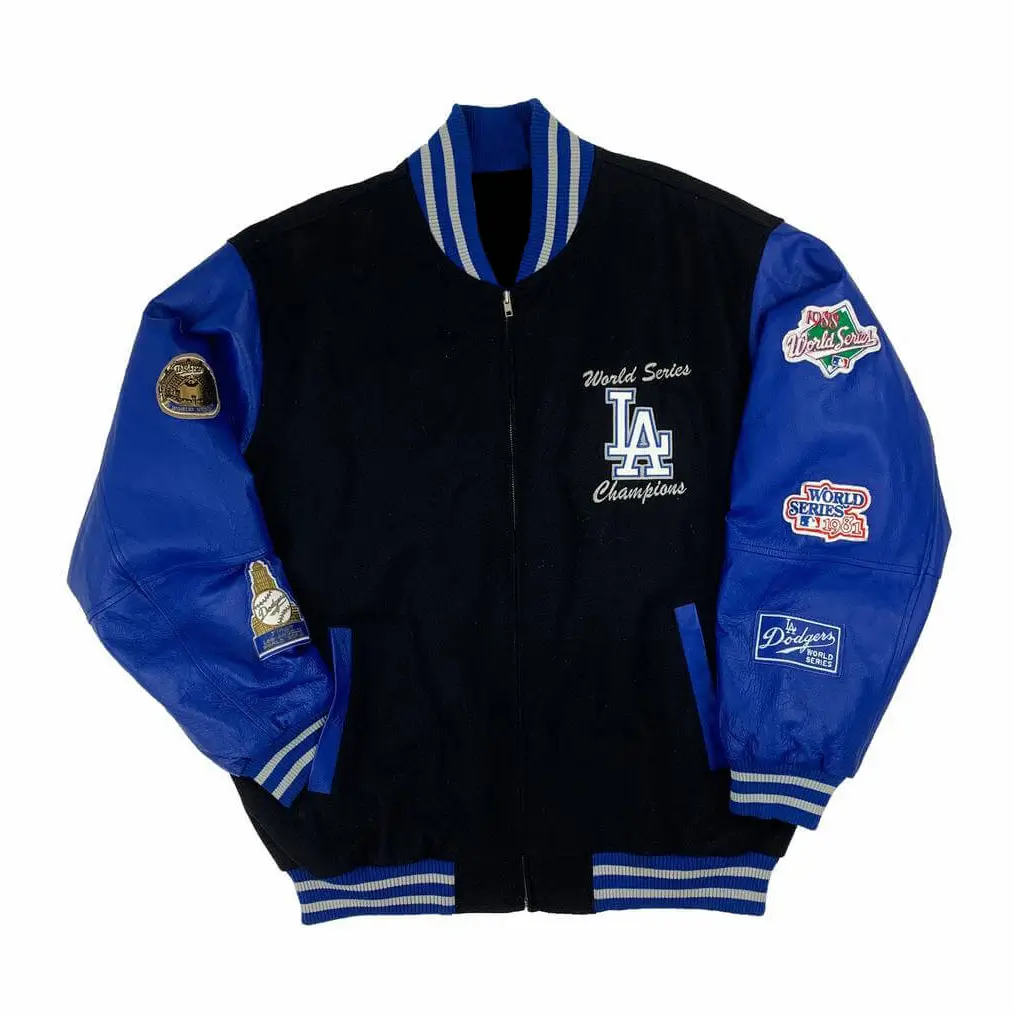 Dodgers world series champions varsity jacket 1