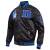 Duke blue devils classic full snap black jacket