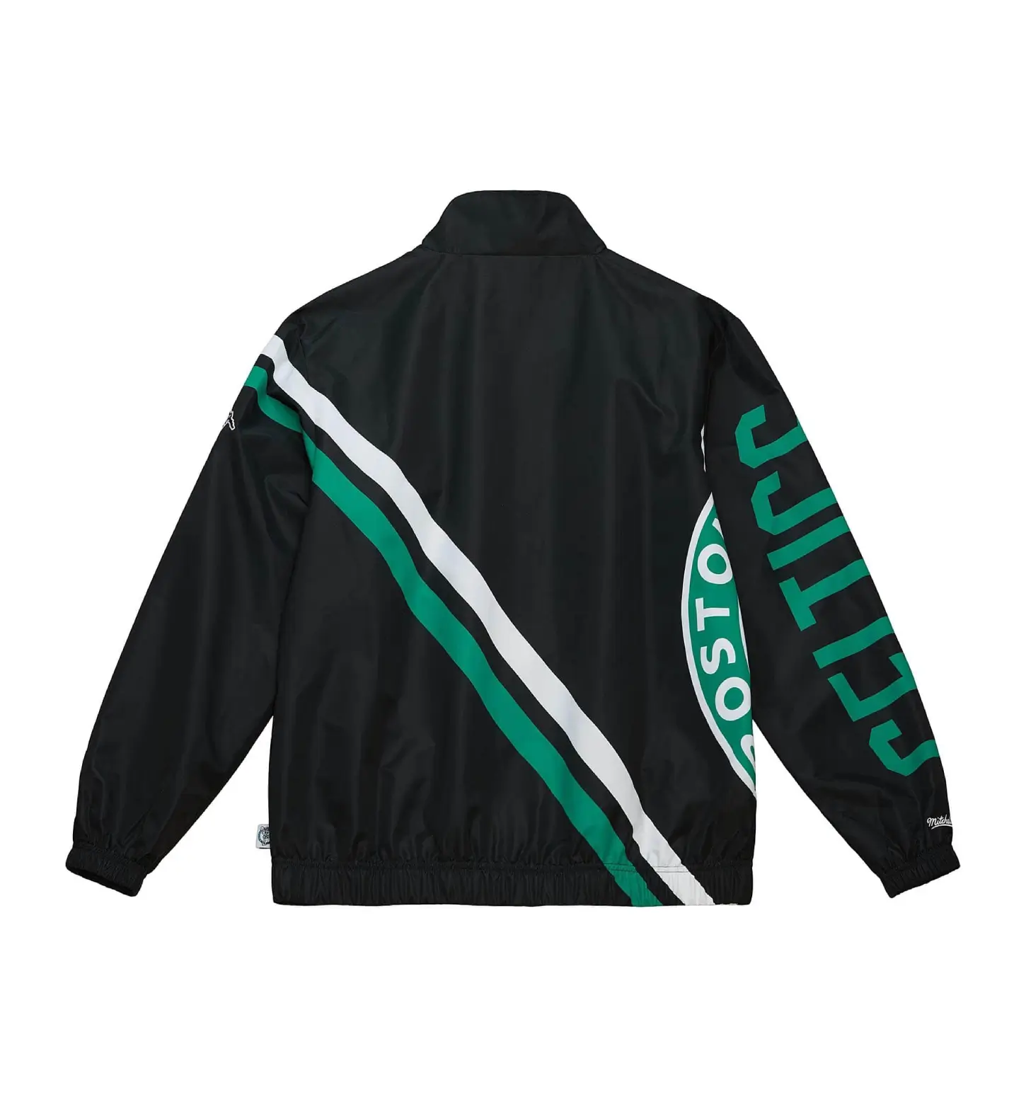 Exploded logo warm up jacket boston celtics 1