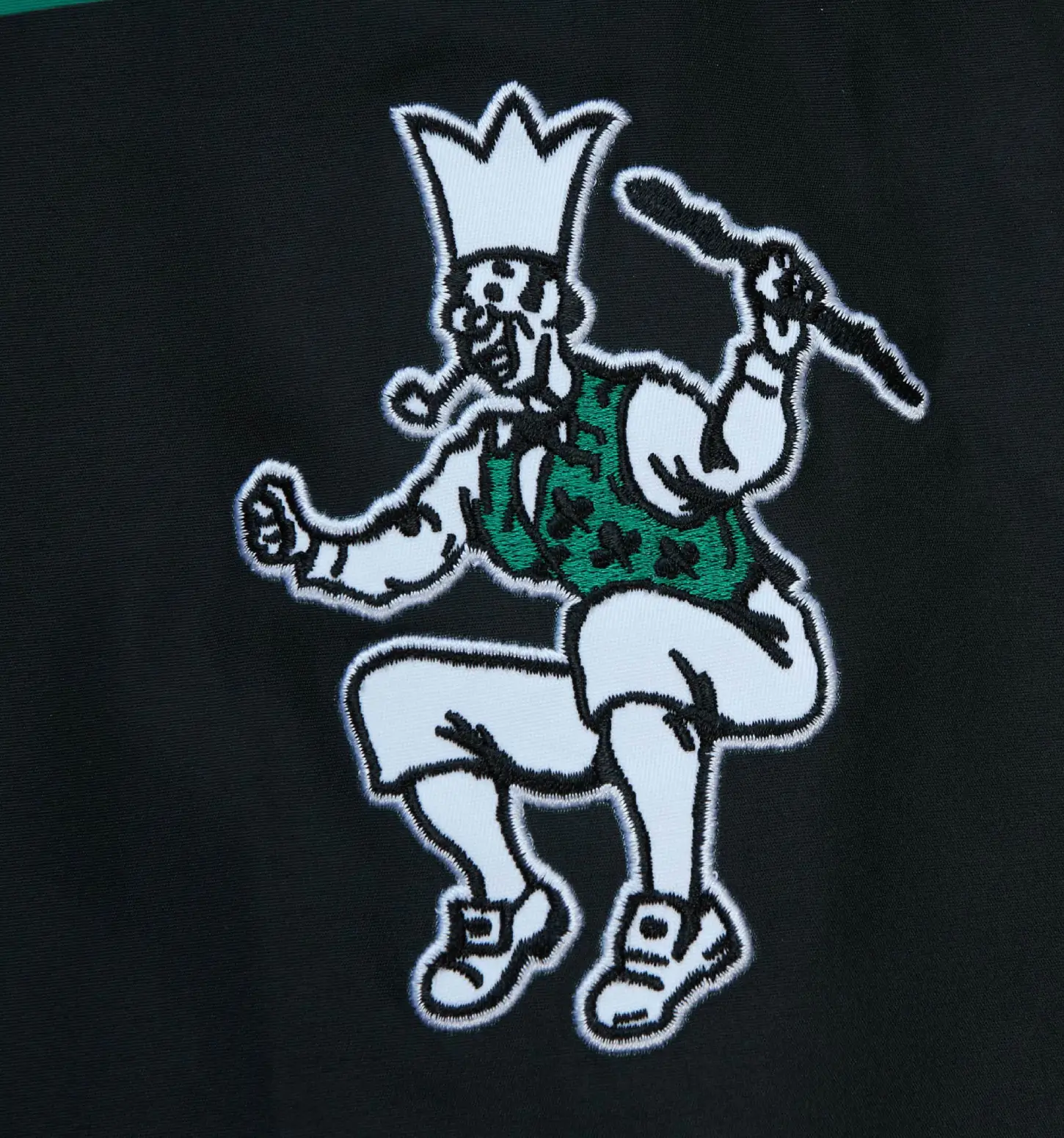 Exploded logo warm up jacket boston celtics 2