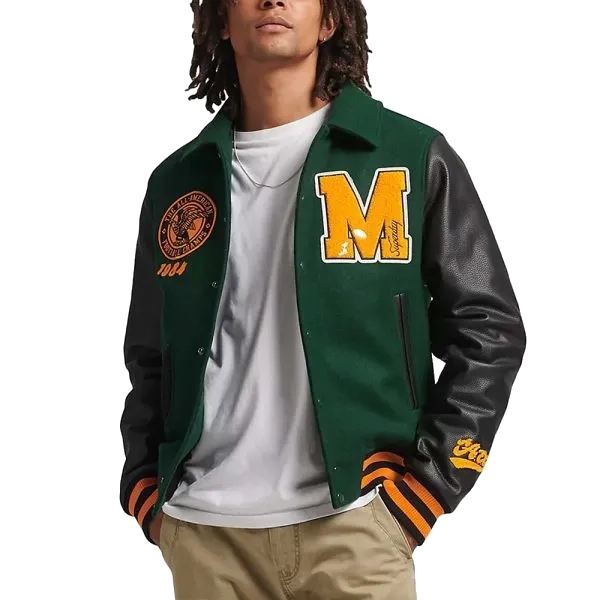 Famu the national 1984 champions of america greenblack satin varsity jacket 1