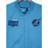 Fantastic four flight jacket front closeup view