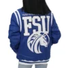 Fayetteville state blue satin varsity jacket 2
