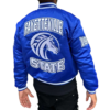 Fayetteville state university blue satin varsity jacket 2