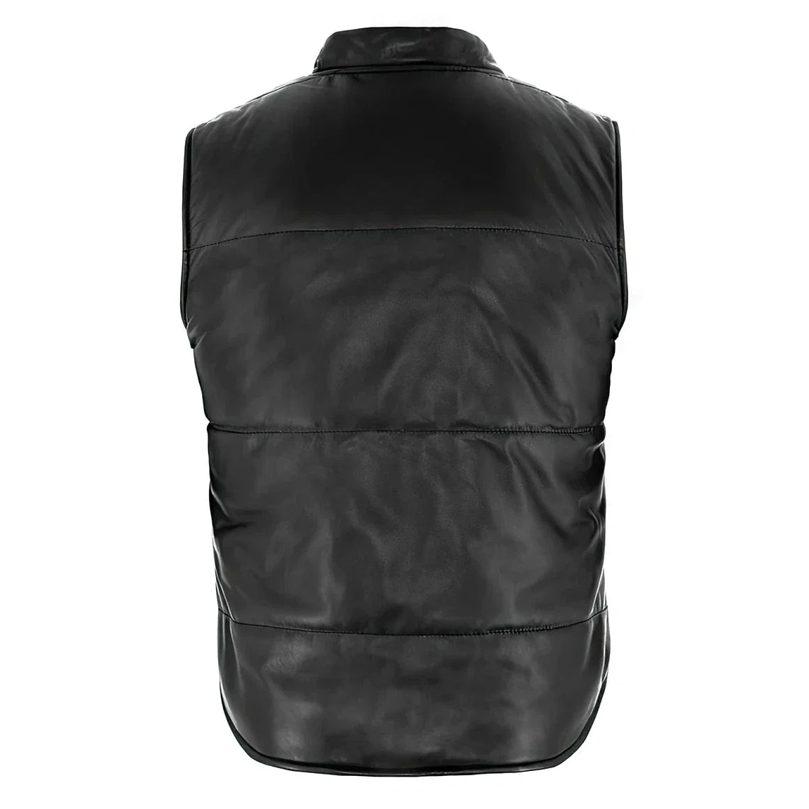 Fight club black leather vest