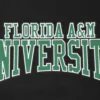 Florida am rattlers crest emblem black wool varsity patches