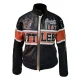 Florida am rattlers racing black leather jacket 1