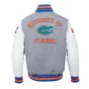 Florida gators classic greywhite wool varsity jacket