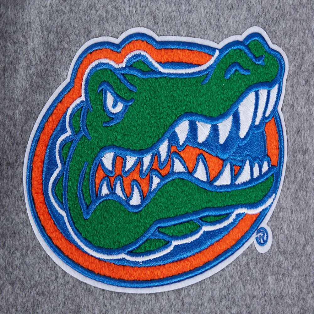 Florida gators classic greywhite wool varsity patch logo