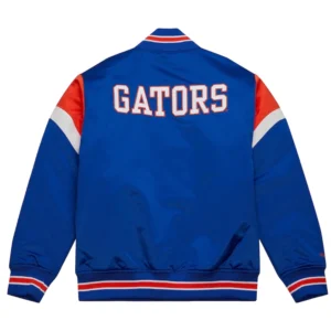 Florida gators cooperstown full snap satin varsity jacket 2
