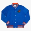 Florida gators retro bomber blue satin varsity jacket 1