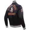 Florida state seminoles classic full snap black satin jacket