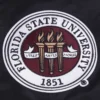 Florida state seminoles classic full snap black satin patch