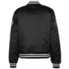 Fubu college black satin varsity jacket 2