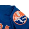 Gators florida bomber blue satin varsity jacket 3