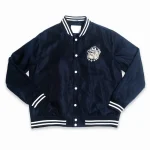 Georgetown Hoyas Script Navy Satin Jacket