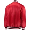 Georgia bulldog o line red satin varsity jacket 1