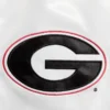 Georgia bulldogs the legend whitered satin varsity jacket 1