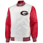 Georgia Bulldogs The Legend White/Red Satin Jacket