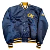 Georgia tech 1986 navy satin varsity jacket 1