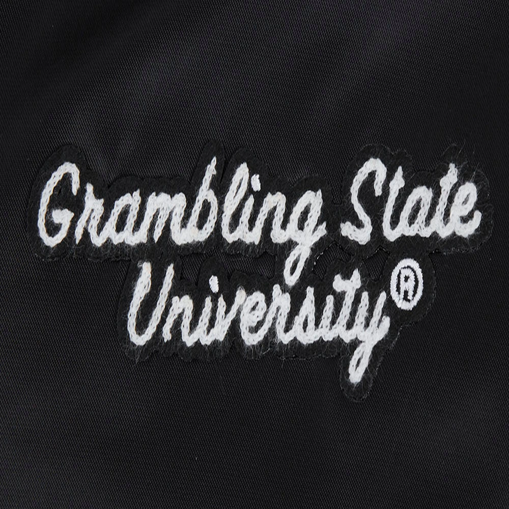 Grambling state tigers womens classic black satin patch