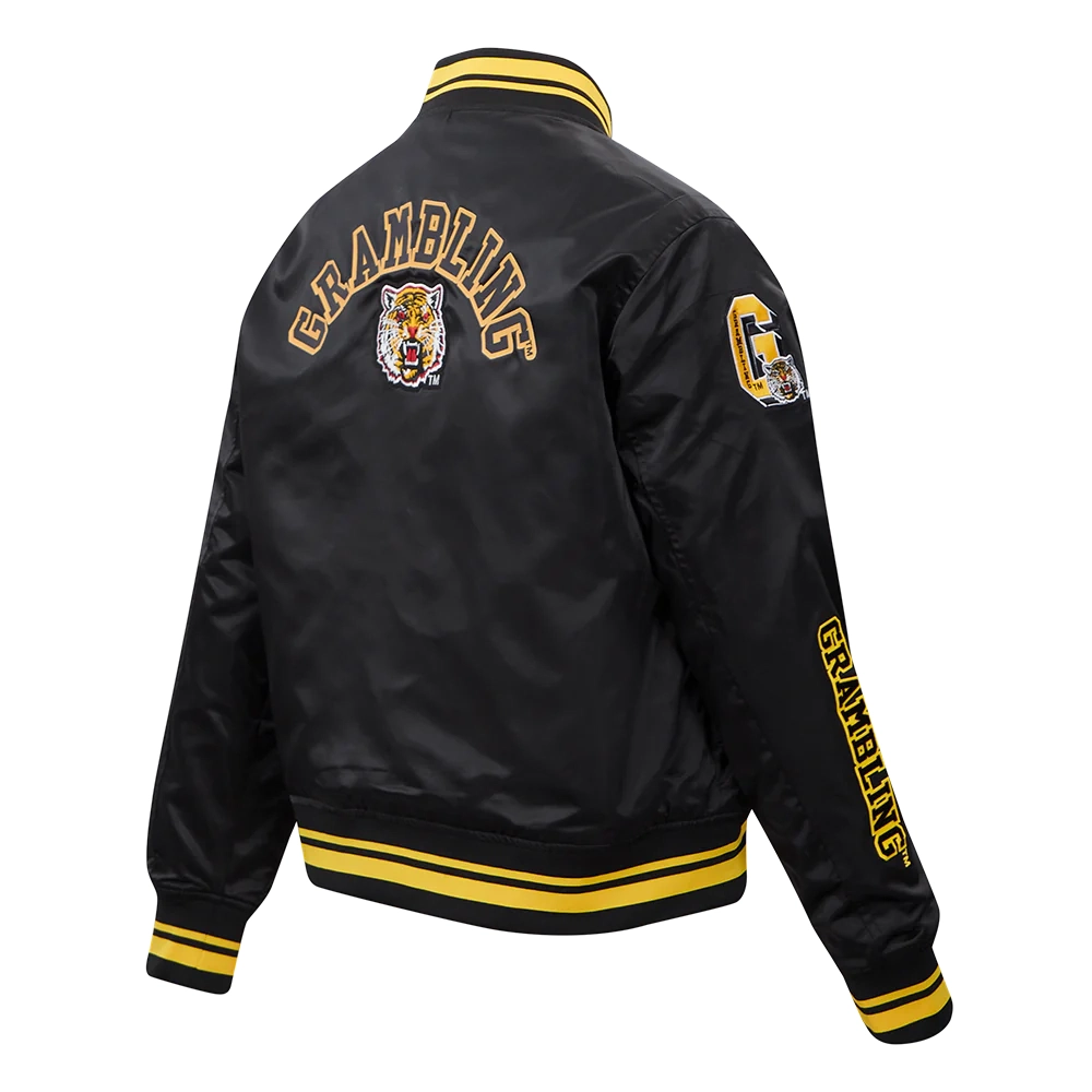 Grambling state tigers womens classic black varsity jacket