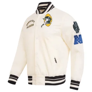 Green bay packers retro classic full snap satin