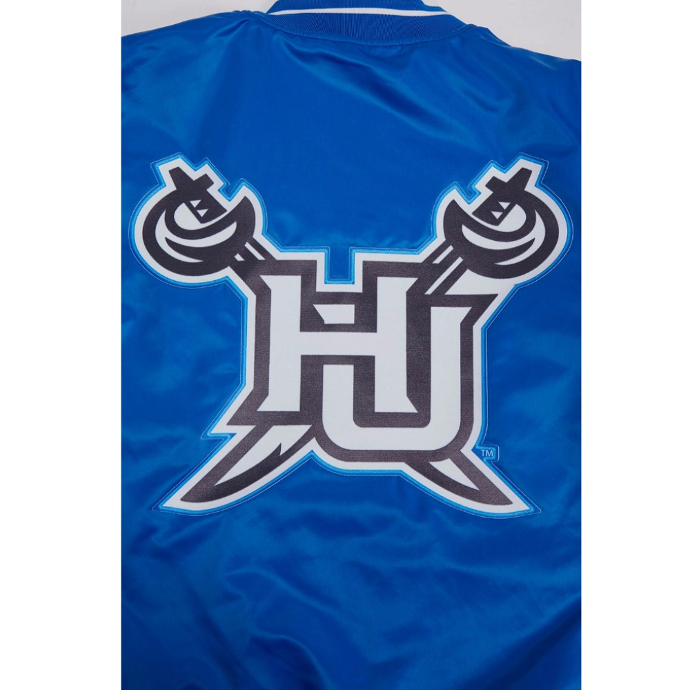Hampton pirates classic satin varsity blue patch