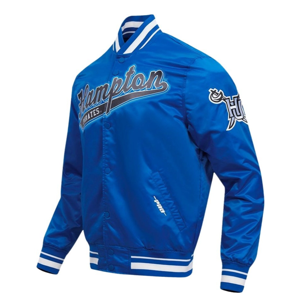 Hampton pirates classic varsity blue jacket
