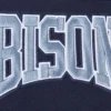 Howard bison crest emblem navy wool varsity patches