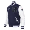 Howard bison hbcu vintage navywhite varsity jacket