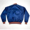 Illinois fighting 80s satin blue bomber varsity jacket