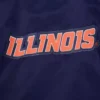 Illinois fighting illini classic full snap navy satin patch logo