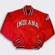 Indiana hoosiers 90s bomber red satin varsity jacket 2