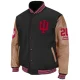 Indiana hoosiers letterman wool leather varsity jacket 1