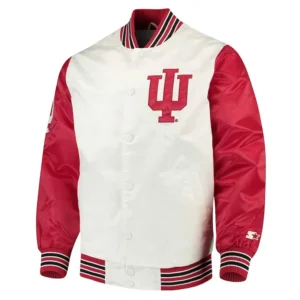 Indiana hoosiers the rookie satin varsity jacket 1