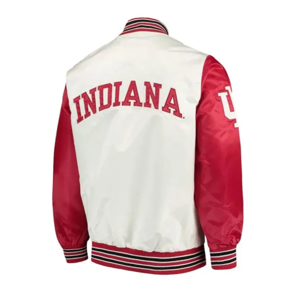 Indiana hoosiers the rookie satin varsity jacket 2
